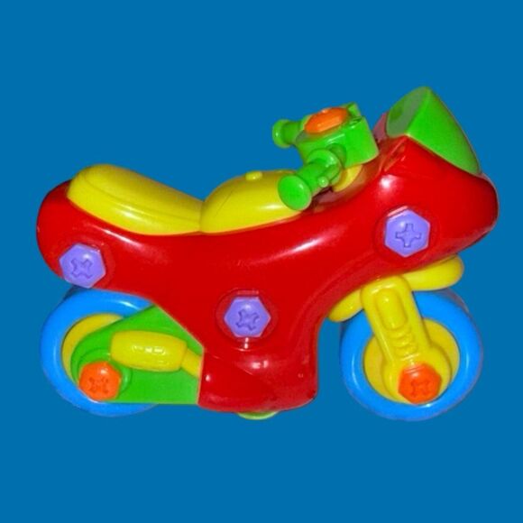 HEMOTON Take Apart Motorcycle Toy Colorful Early Education Vehicle Replacelent - Picture 5 of 5